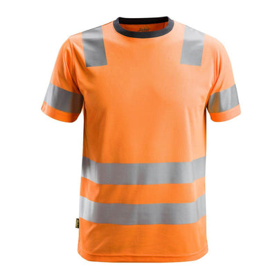 Snickers 2530 Hi Vis T Shirt Class 2 Hi Vis Orange Main #colour_hi-vis-orange