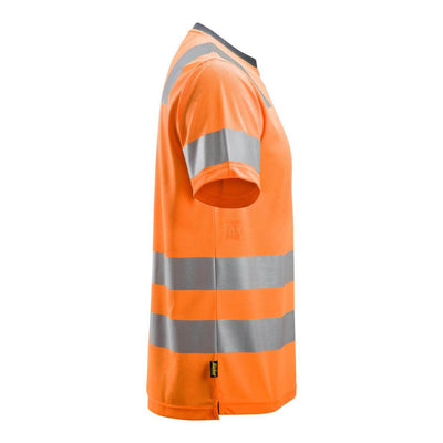 Snickers 2530 Hi Vis T Shirt Class 2 Hi Vis Orange right #colour_hi-vis-orange