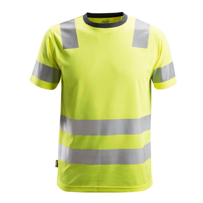 Snickers 2530 Hi Vis T Shirt Class 2 Hi Vis Yellow Main #colour_hi-vis-yellow