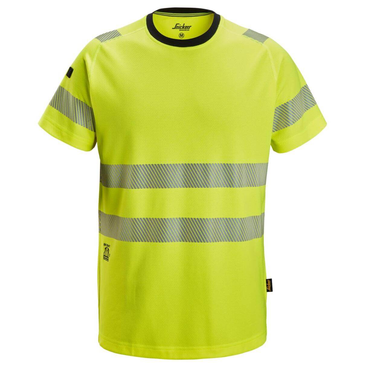 Snickers 2539 Hi Vis T Shirt Class 2 Hi Vis Yellow Main #colour_hi-vis-yellow