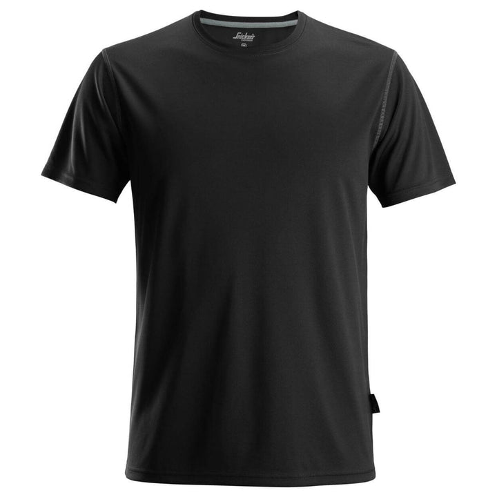 Snickers 2558 AllroundWork Anti Odour Moisture Wicking T Shirt Black Main #colour_black