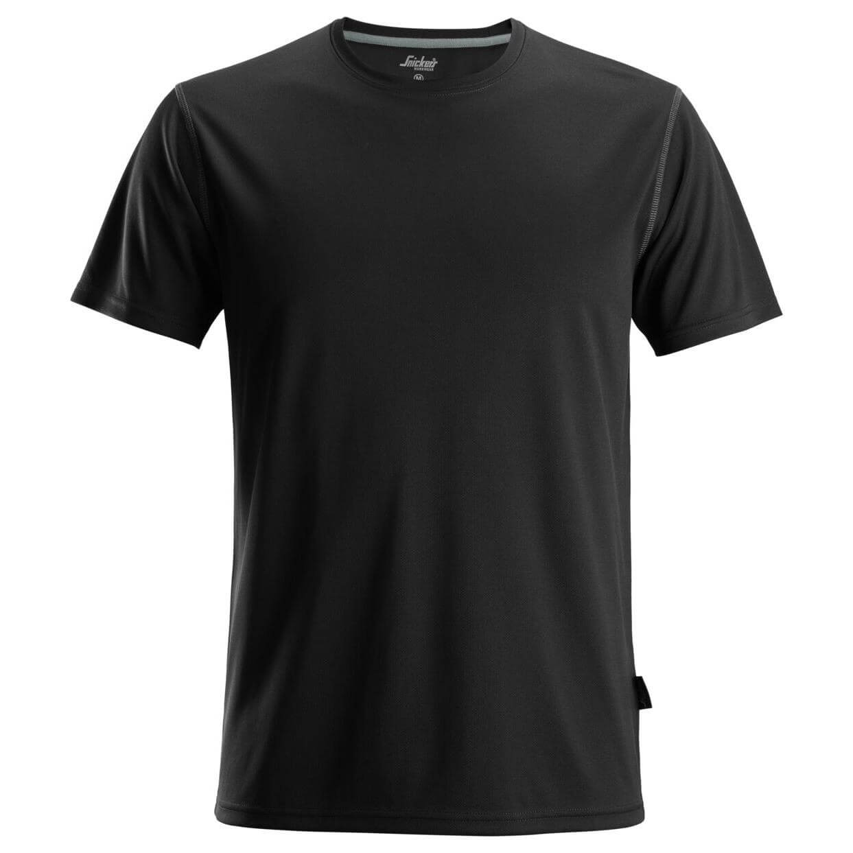 Snickers 2558 AllroundWork Anti Odour Moisture Wicking T Shirt Black Main #colour_black