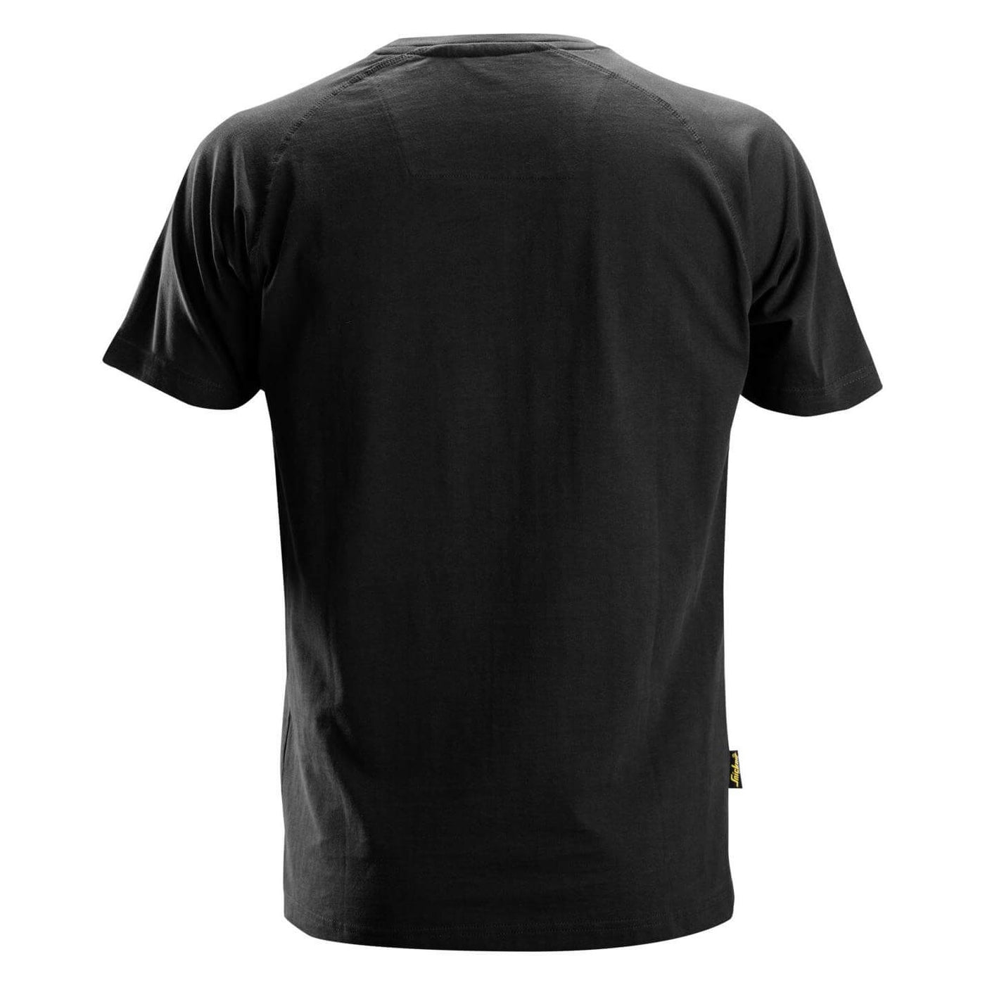 Snickers 2580 Logo T Shirt Black Back #colour_black