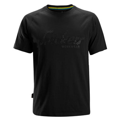 Snickers 2580 Logo T Shirt Black Main #colour_black