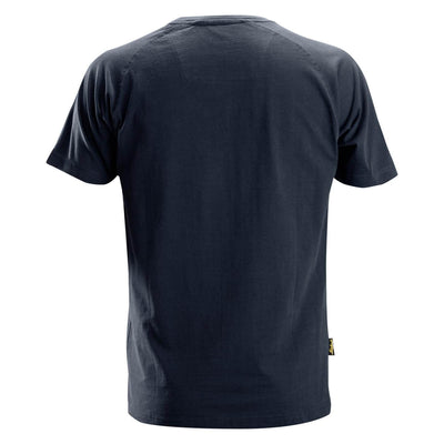 Snickers 2580 Logo T Shirt Navy Back3121524 #colour_navy