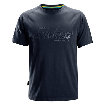 Snickers 2580 Logo T Shirt Navy Main #colour_navy