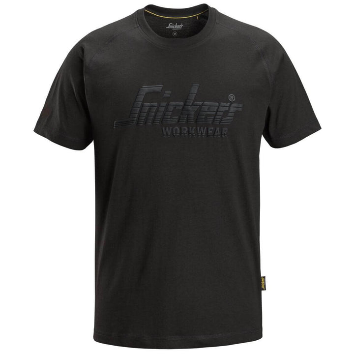 Snickers 2590 Logo T shirt Black Main #colour_black