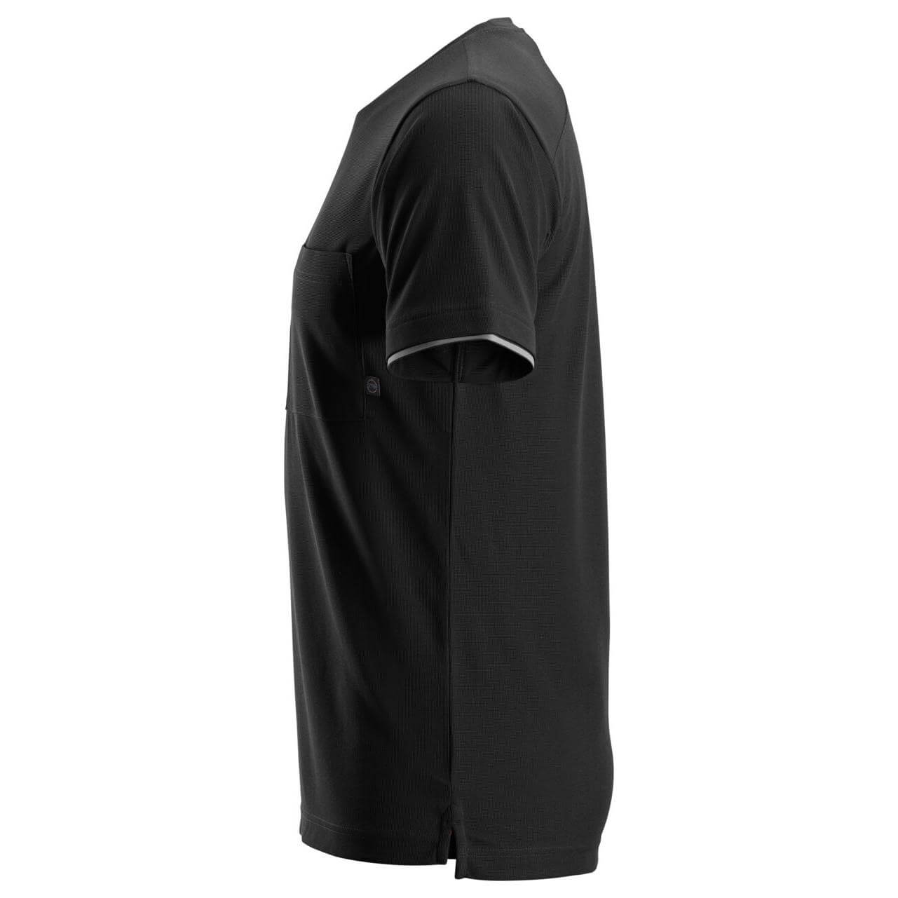 Snickers 2598 AllroundWork 37.5 Short Sleeve T shirt Black left #colour_black
