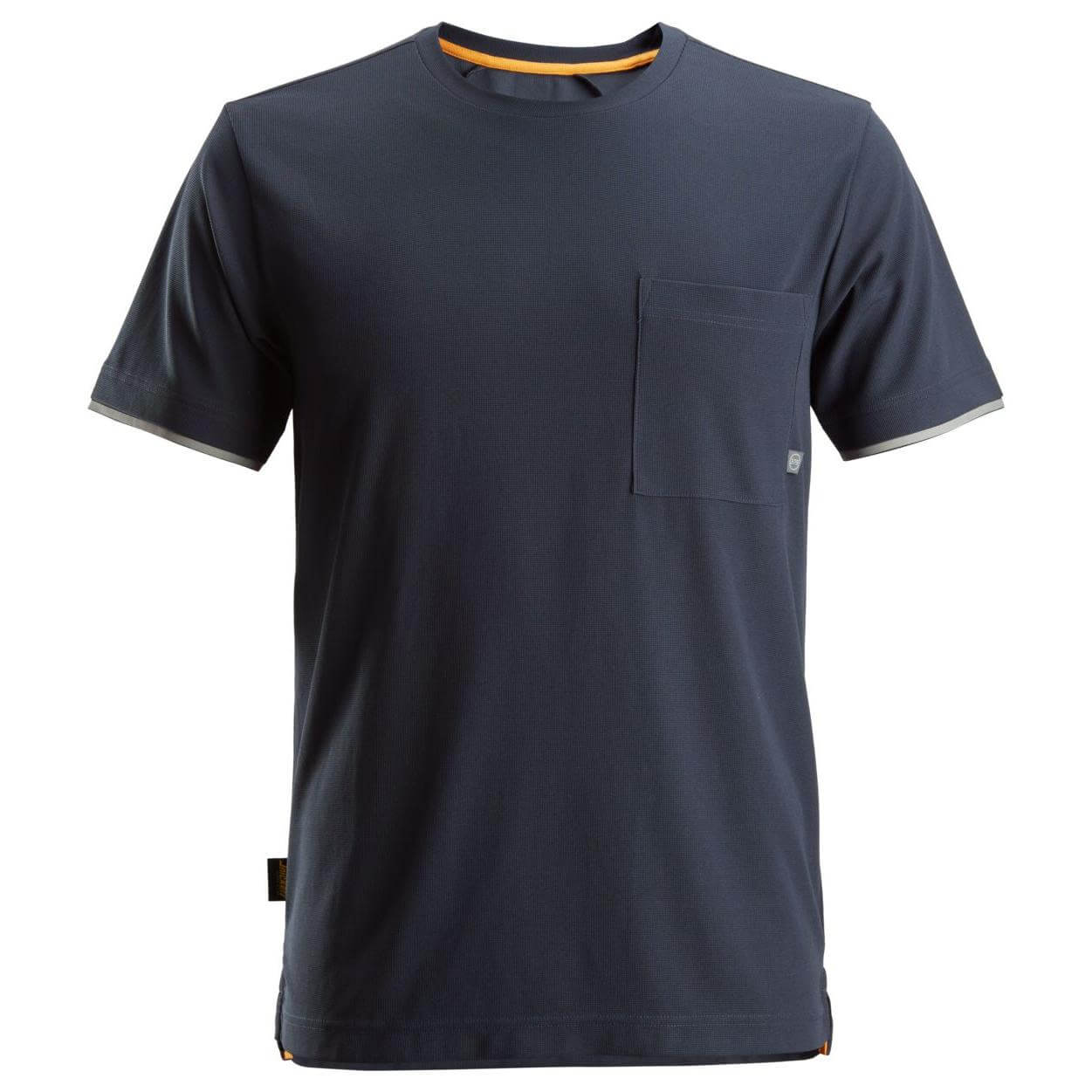 Snickers 2598 AllroundWork 37.5 Short Sleeve T shirt Navy Main #colour_navy