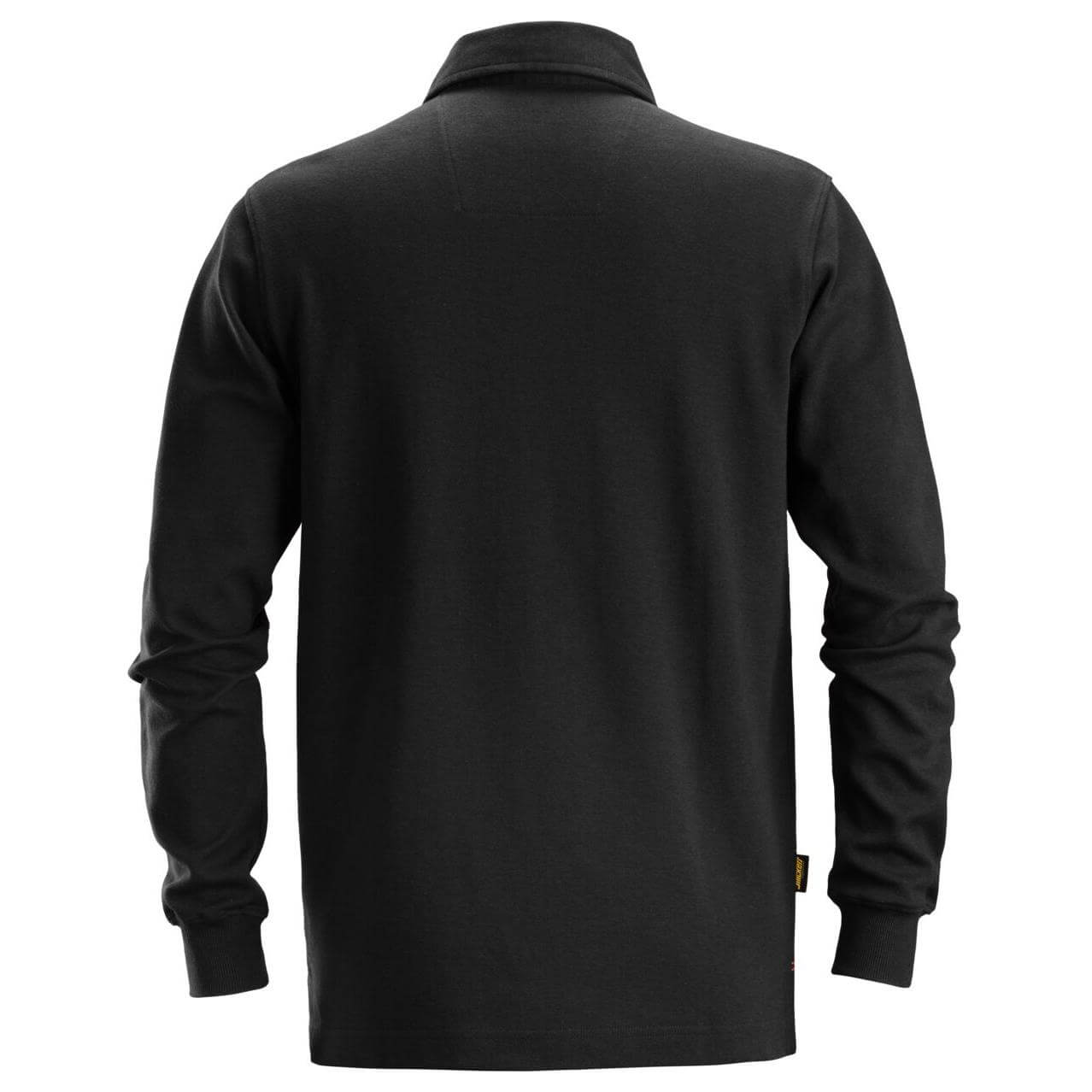 Snickers 2612 AllroundWork Rugby Shirt Black back #colour_black