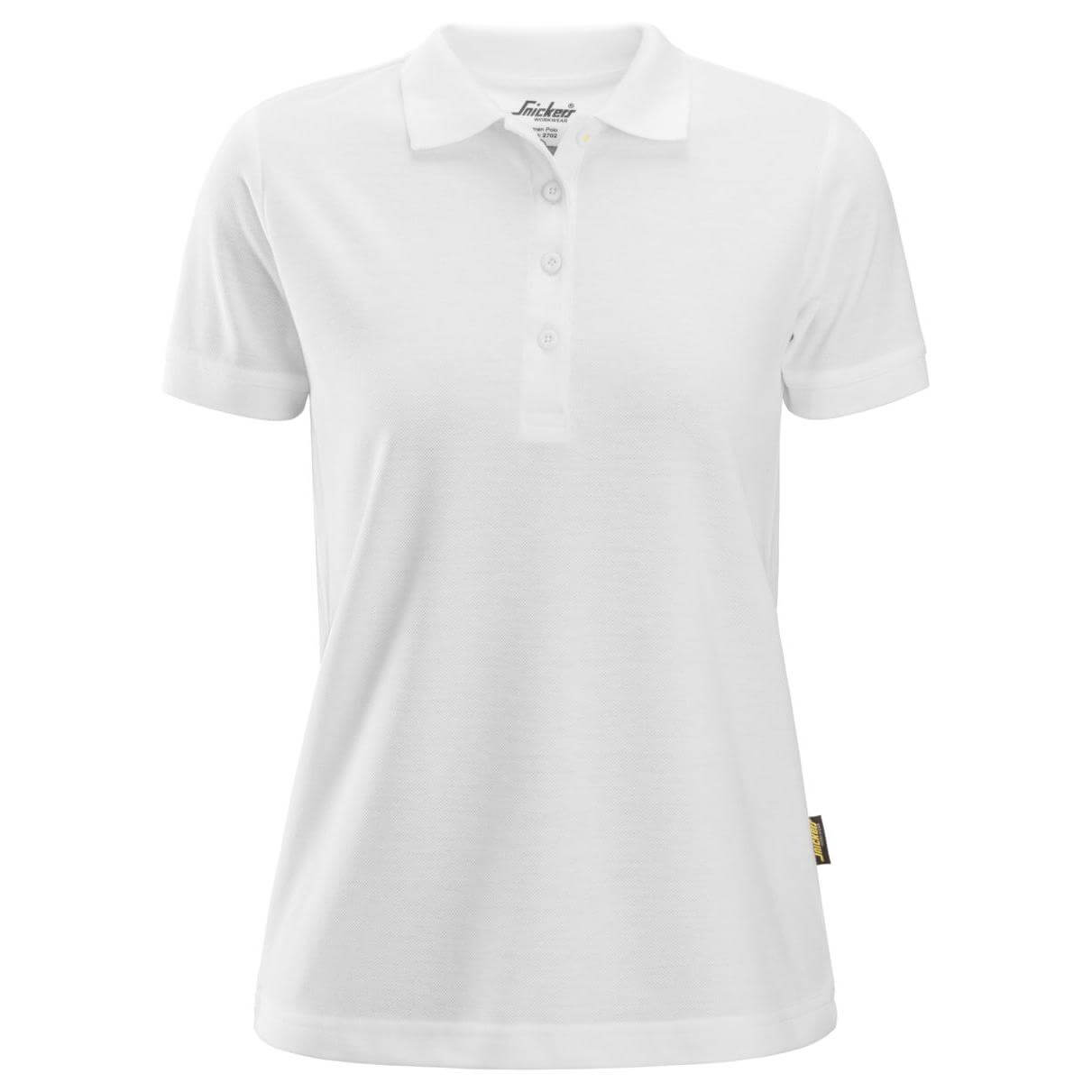 Snickers 2702 Womens Polo Shirt White Main #colour_white