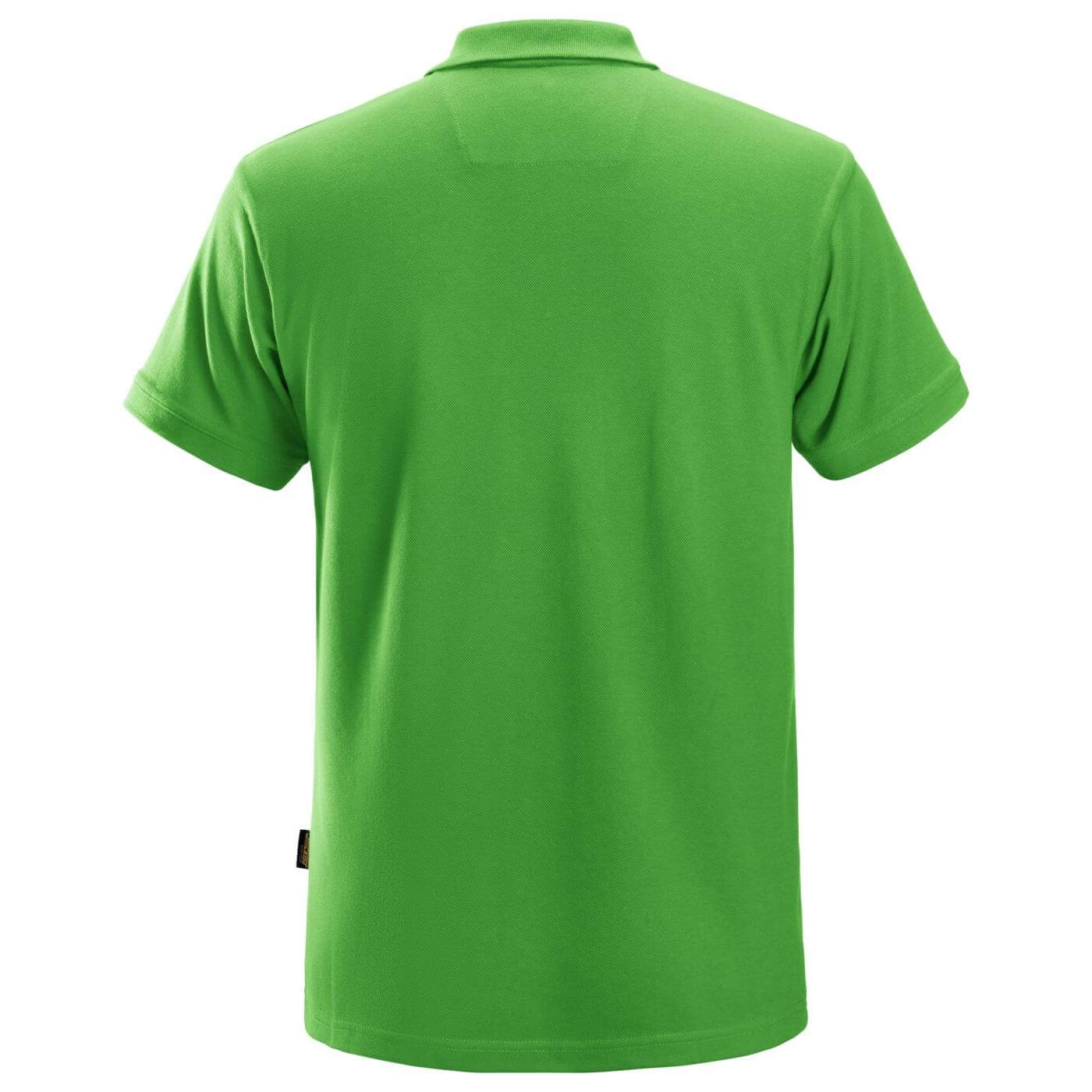 Snickers 2708 Classic Polo Shirt Apple Green back #colour_apple-green