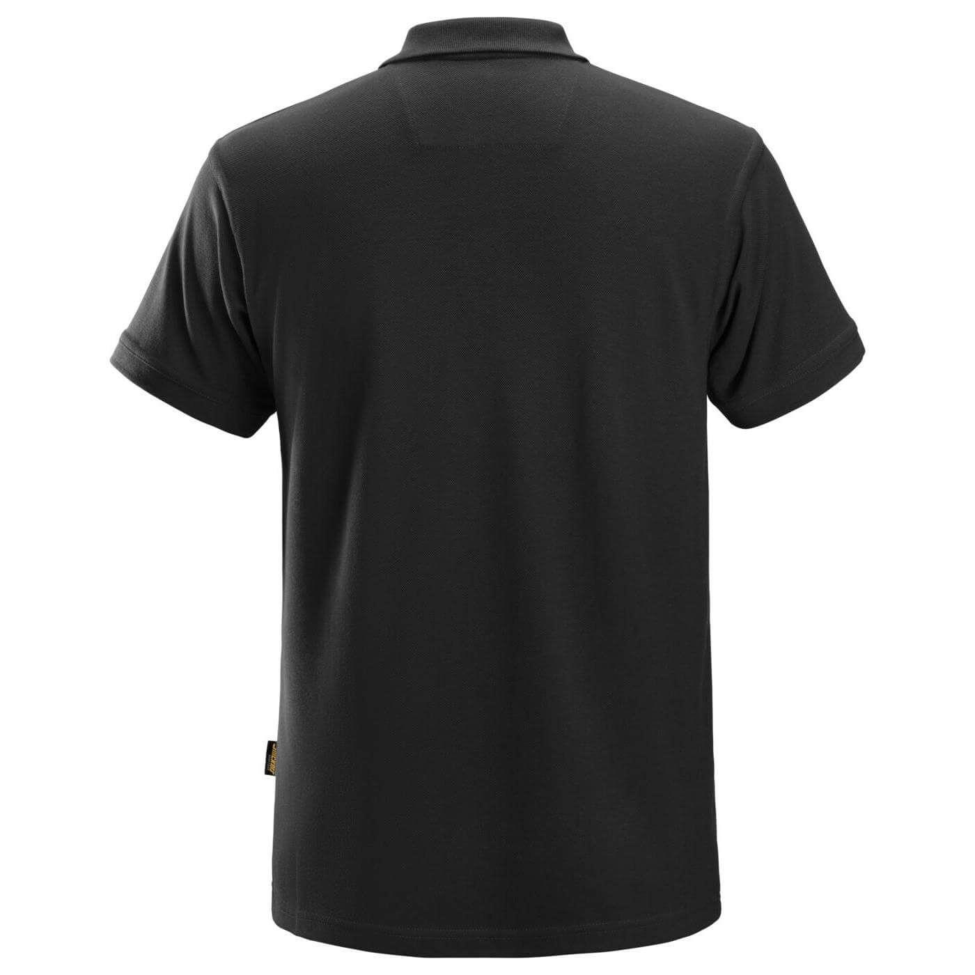 Snickers 2708 Classic Polo Shirt Black back #colour_black