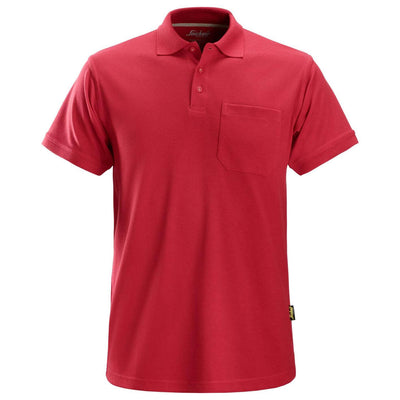 Snickers 2708 Classic Polo Shirt Chili Red Main #colour_chili-red