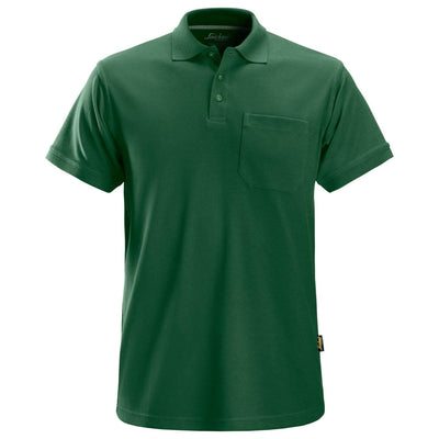 Snickers 2708 Classic Polo Shirt Forest Green Main #colour_forest-green