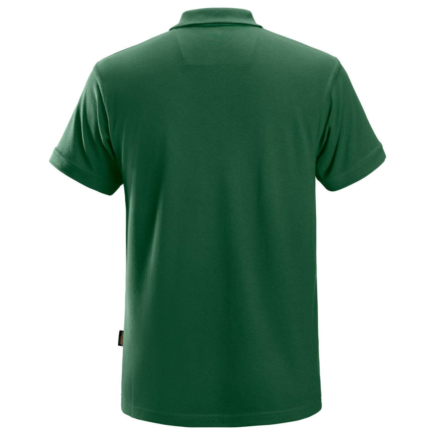 Snickers 2708 Classic Polo Shirt Forest Green back #colour_forest-green
