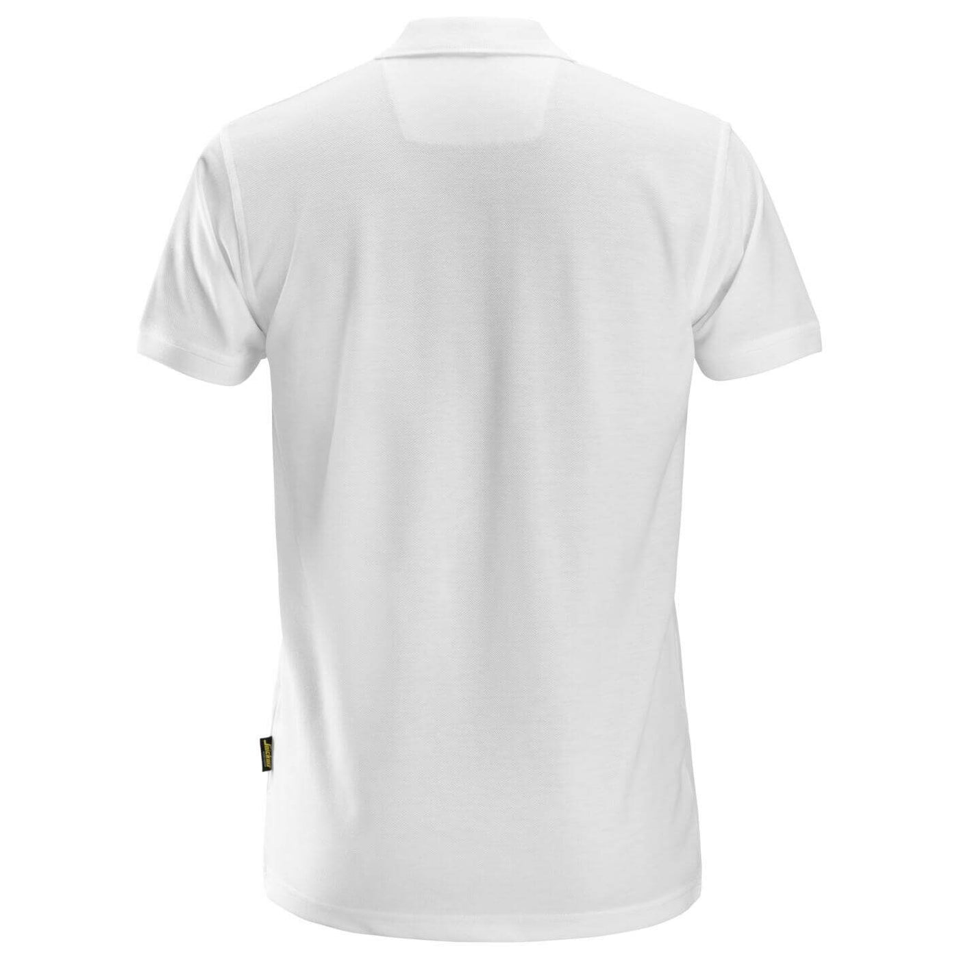 Snickers 2708 Classic Polo Shirt White Back #colour_white