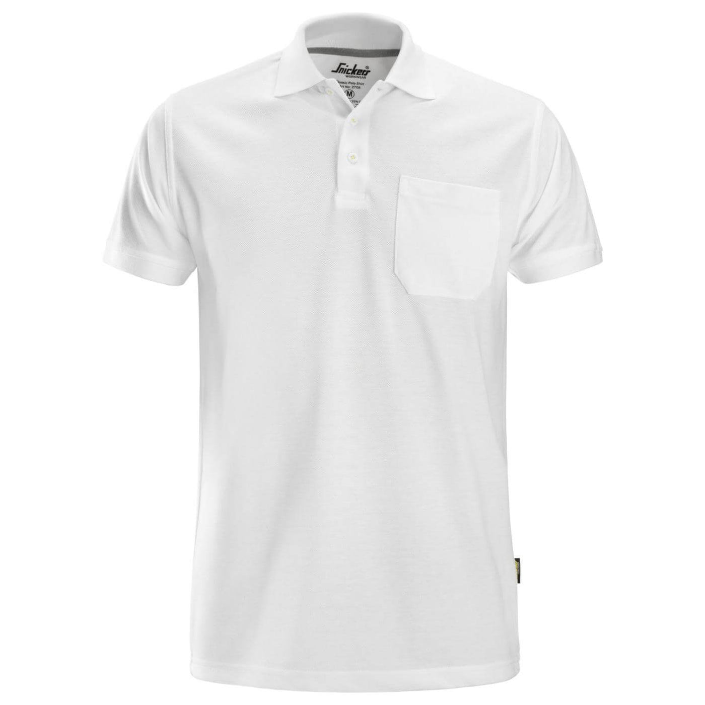 Snickers 2708 Classic Polo Shirt White Main #colour_white