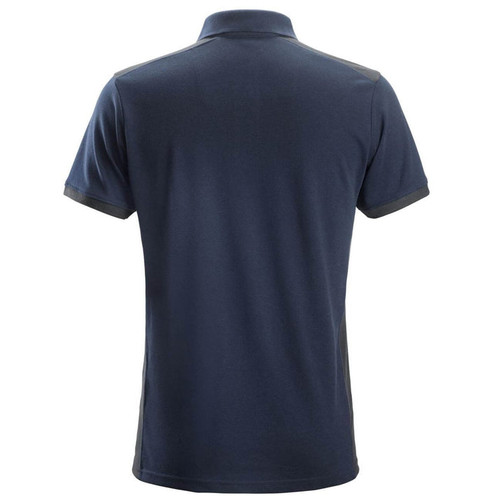 Snickers 2715 AllroundWork Polo Shirt Multicoloured back #colour_blue-black