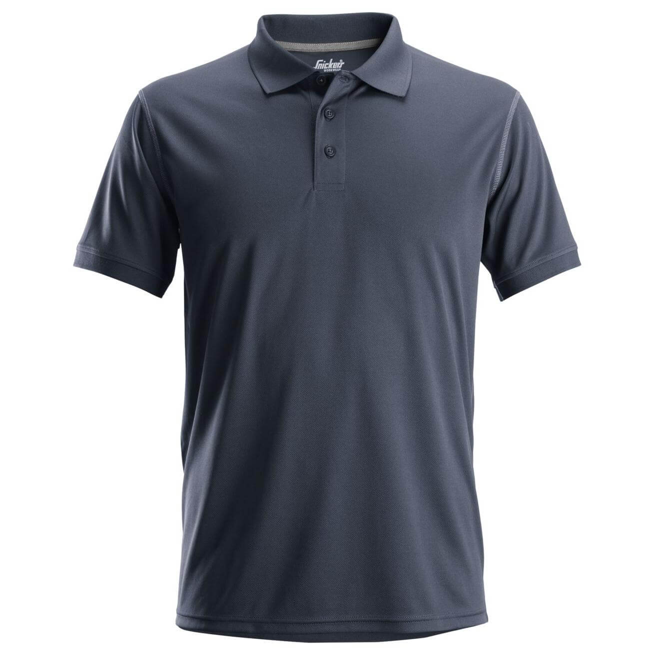 Snickers 2721 AllroundWork Lightweight Anti Odour Moisture Wicking Polo Shirt Navy Main #colour_navy