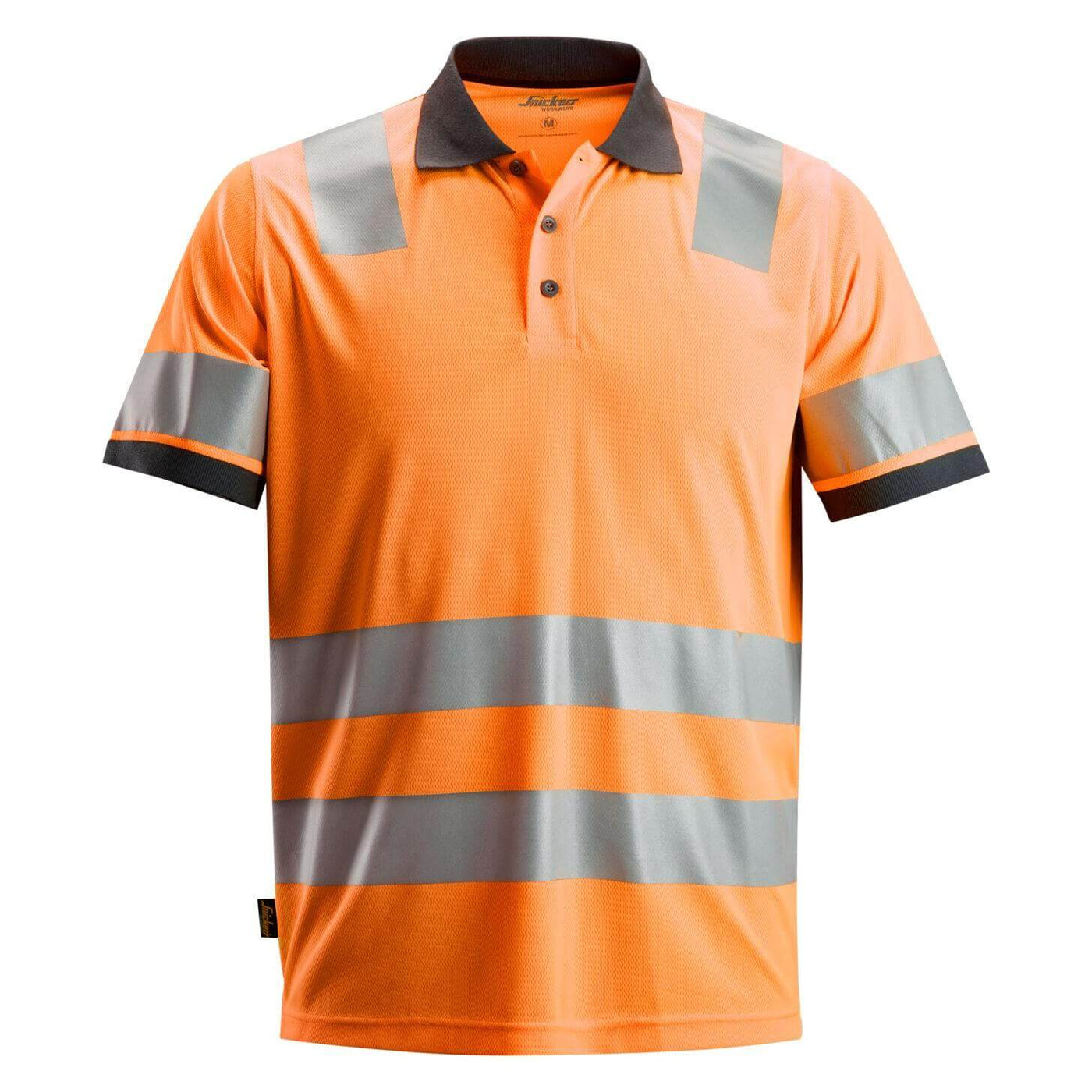 Snickers 2730 Hi Vis Polo Shirt Class 2 Hi Vis Orange 2905517 #colour_hi-vis-orange