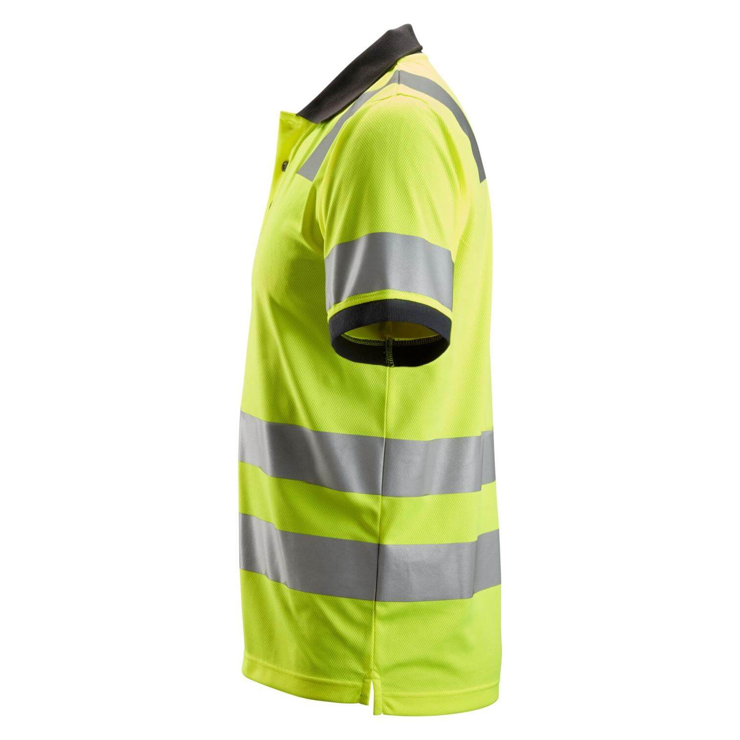 Snickers 2730 Hi Vis Polo Shirt Class 2 Hi Vis Yellow Left4018911 #colour_hi-vis-yellow