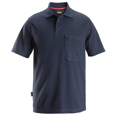 Snickers 2760 ProtecWork Short Sleeve Polo Shirt Navy Main #colour_navy