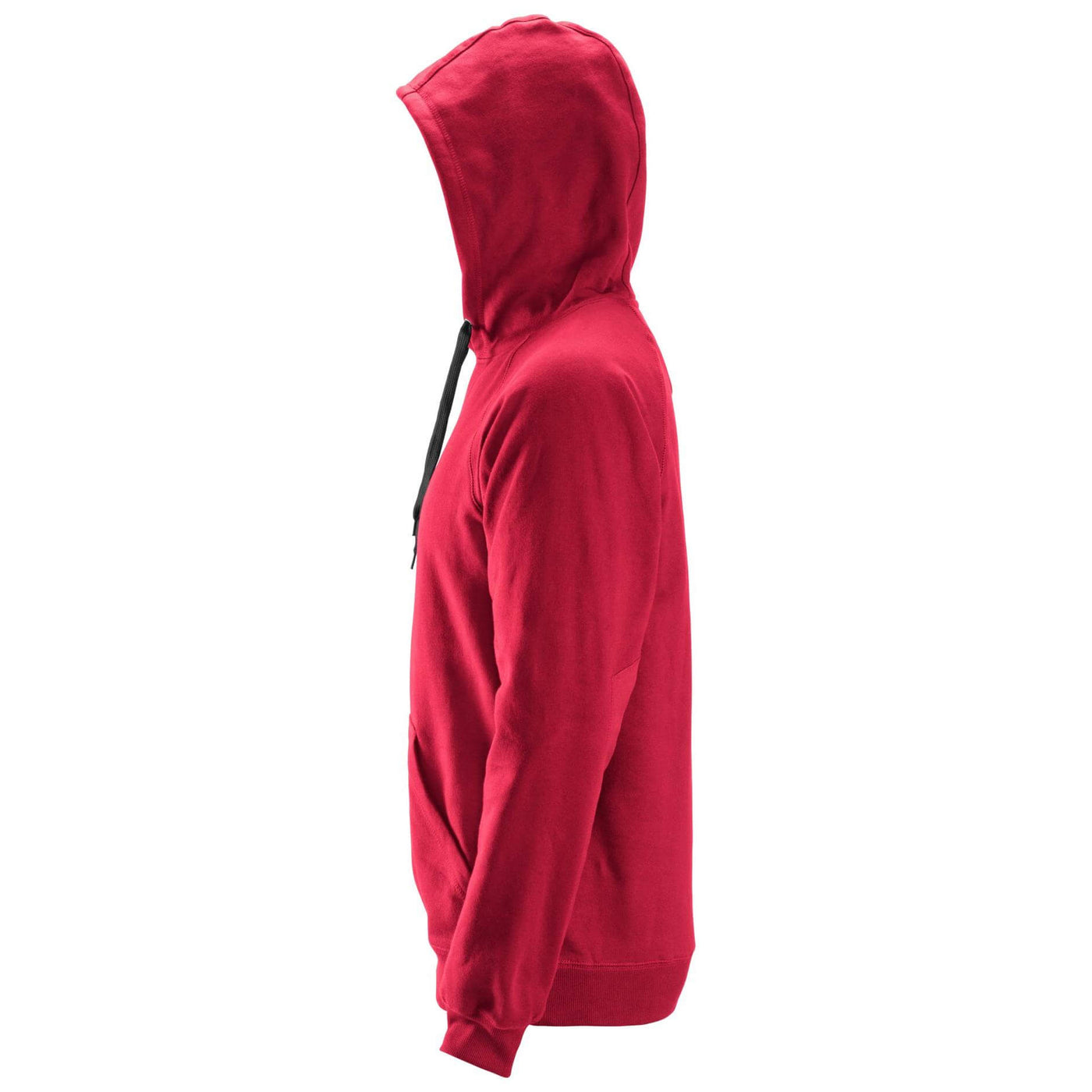 Snickers 2800 Hoodie with Kangaroo Pocket Chili Red left #colour_chili-red