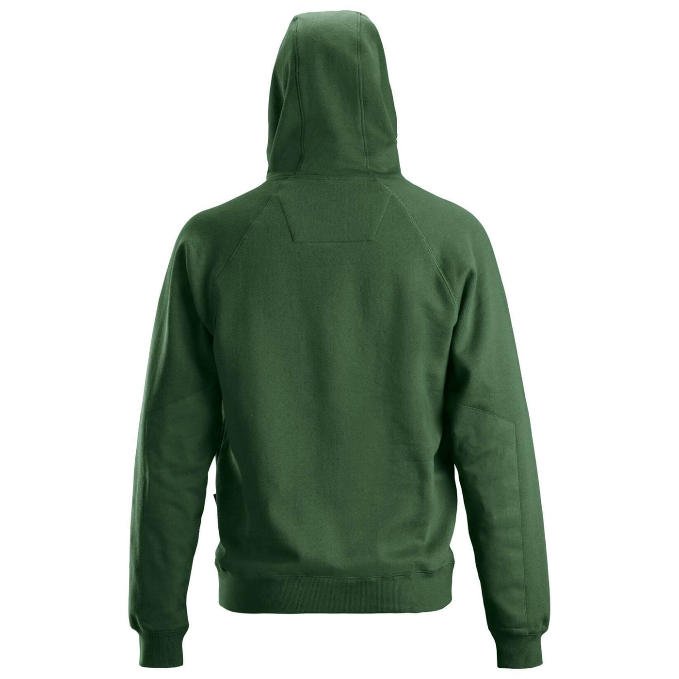 Snickers 2800 Hoodie with Kangaroo Pocket Forest Green back #colour_forest-green