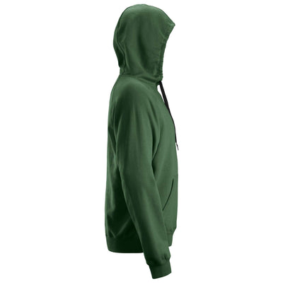 Snickers 2800 Hoodie with Kangaroo Pocket Forest Green right #colour_forest-green
