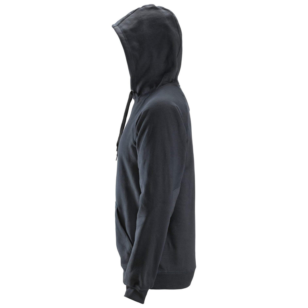 Snickers 2800 Hoodie with Kangaroo Pocket Steel Grey left #colour_steel-grey