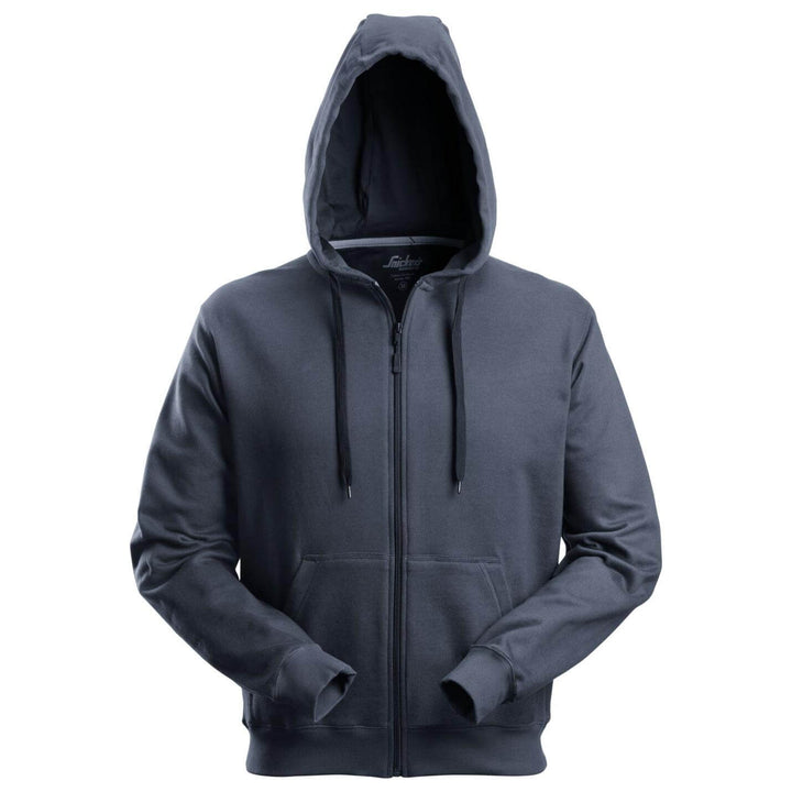 Snickers 2801 Zip Hoodie with Kangaroo Pocket Navy Main #colour_navy