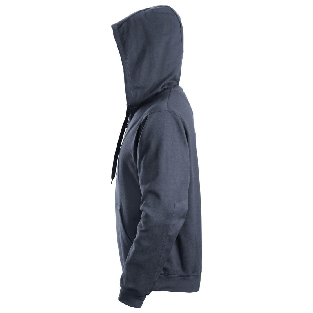 Snickers 2801 Zip Hoodie with Kangaroo Pocket Navy left #colour_navy