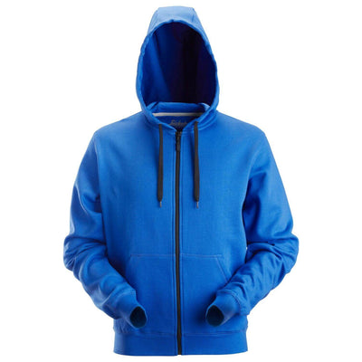 Snickers 2801 Zip Hoodie with Kangaroo Pocket True Blue Main #colour_true-blue