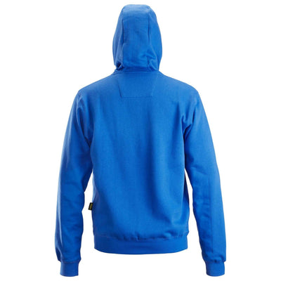 Snickers 2801 Zip Hoodie with Kangaroo Pocket True Blue back #colour_true-blue