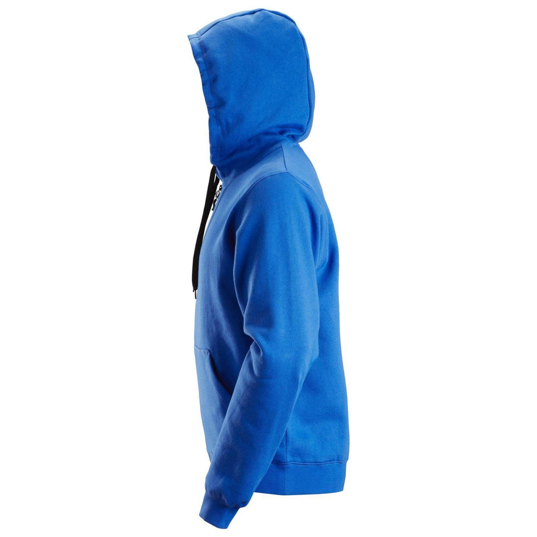 Snickers 2801 Zip Hoodie with Kangaroo Pocket True Blue left #colour_true-blue