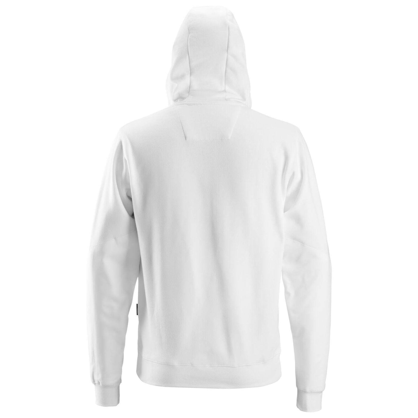 Snickers 2801 Zip Hoodie with Kangaroo Pocket White back #colour_white
