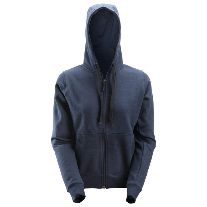 Snickers 2806 Womens Zip Hoodie with Kangaroo Pocket Navy Main #colour_navy