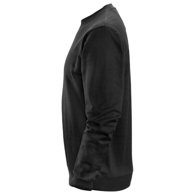 Snickers 2810 Sweatshirt Black left #colour_black