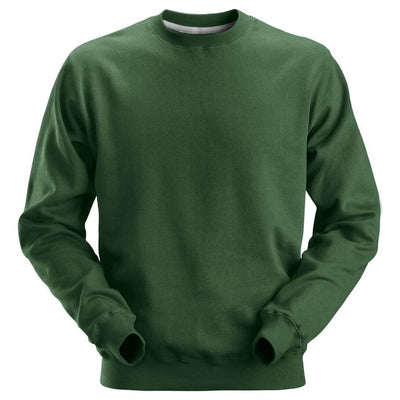 Snickers 2810 Sweatshirt Forest Green Main #colour_forest-green