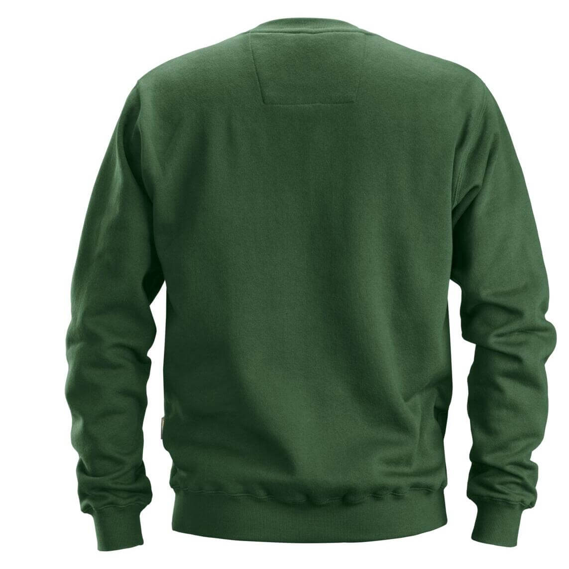 Snickers 2810 Sweatshirt Forest Green back #colour_forest-green