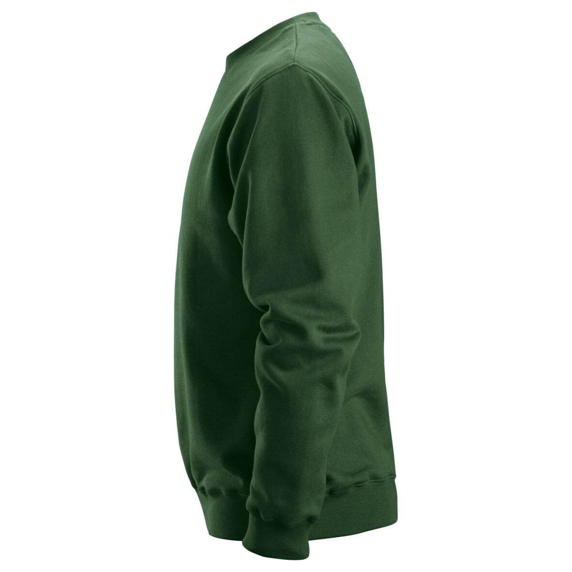 Snickers 2810 Sweatshirt Forest Green left #colour_forest-green