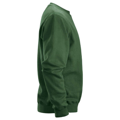 Snickers 2810 Sweatshirt Forest Green right #colour_forest-green
