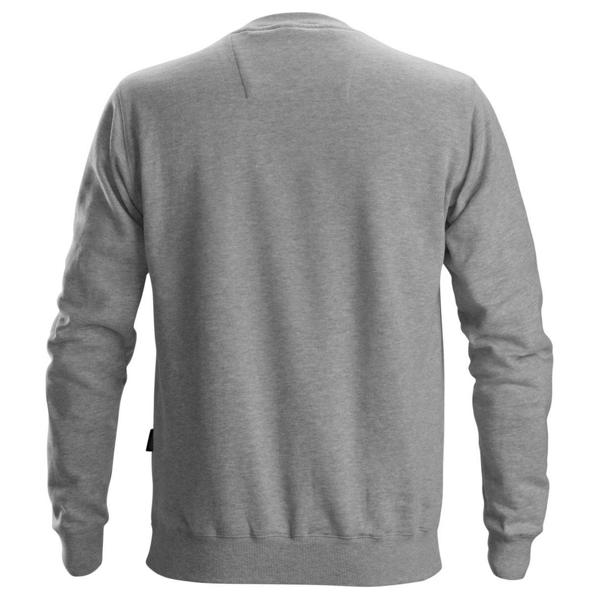 Snickers 2810 Sweatshirt Grey back #colour_grey