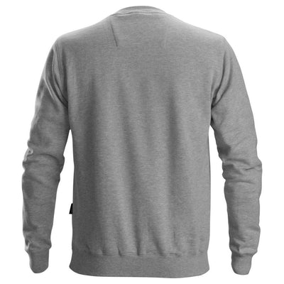 Snickers 2810 Sweatshirt Grey back #colour_grey