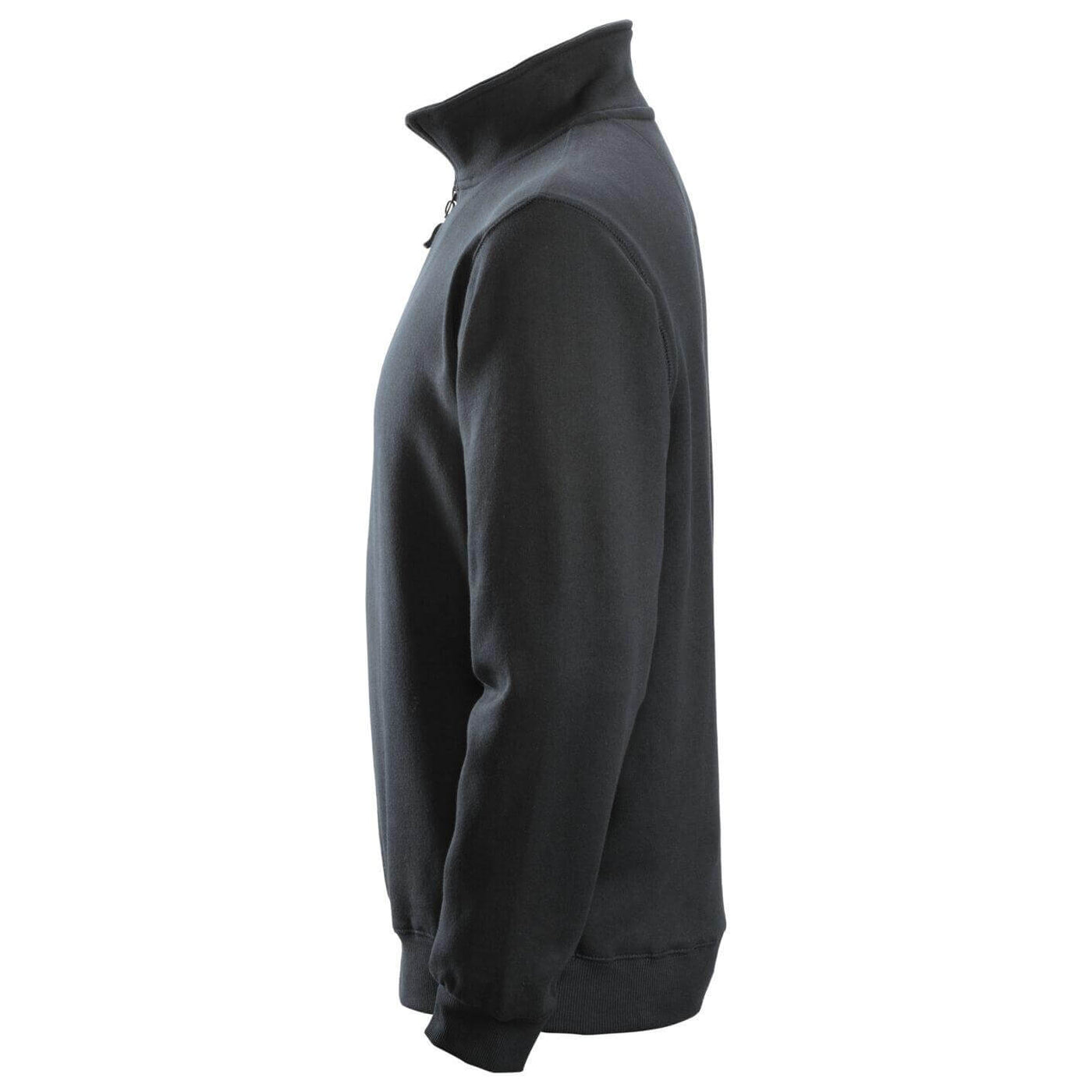 Snickers 2818 Half Zip Sweatshirt Black left #colour_black