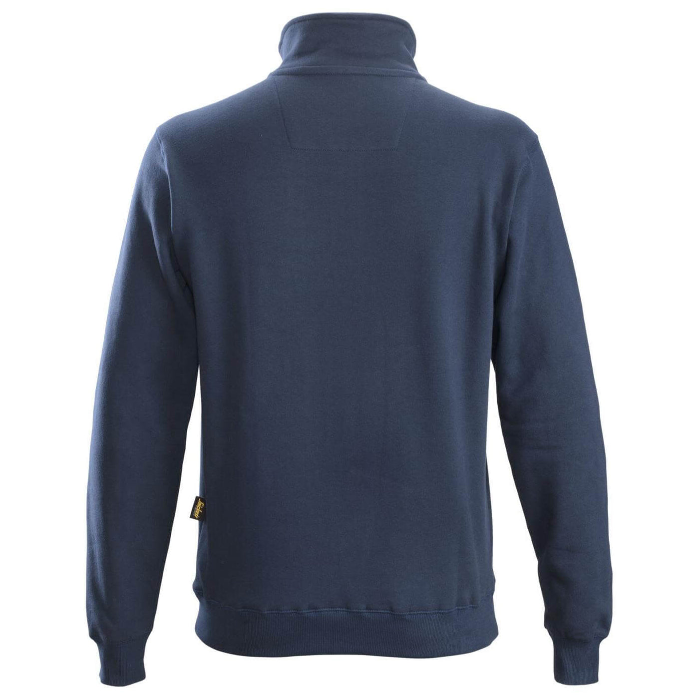 Snickers 2818 Half Zip Sweatshirt Navy back #colour_navy