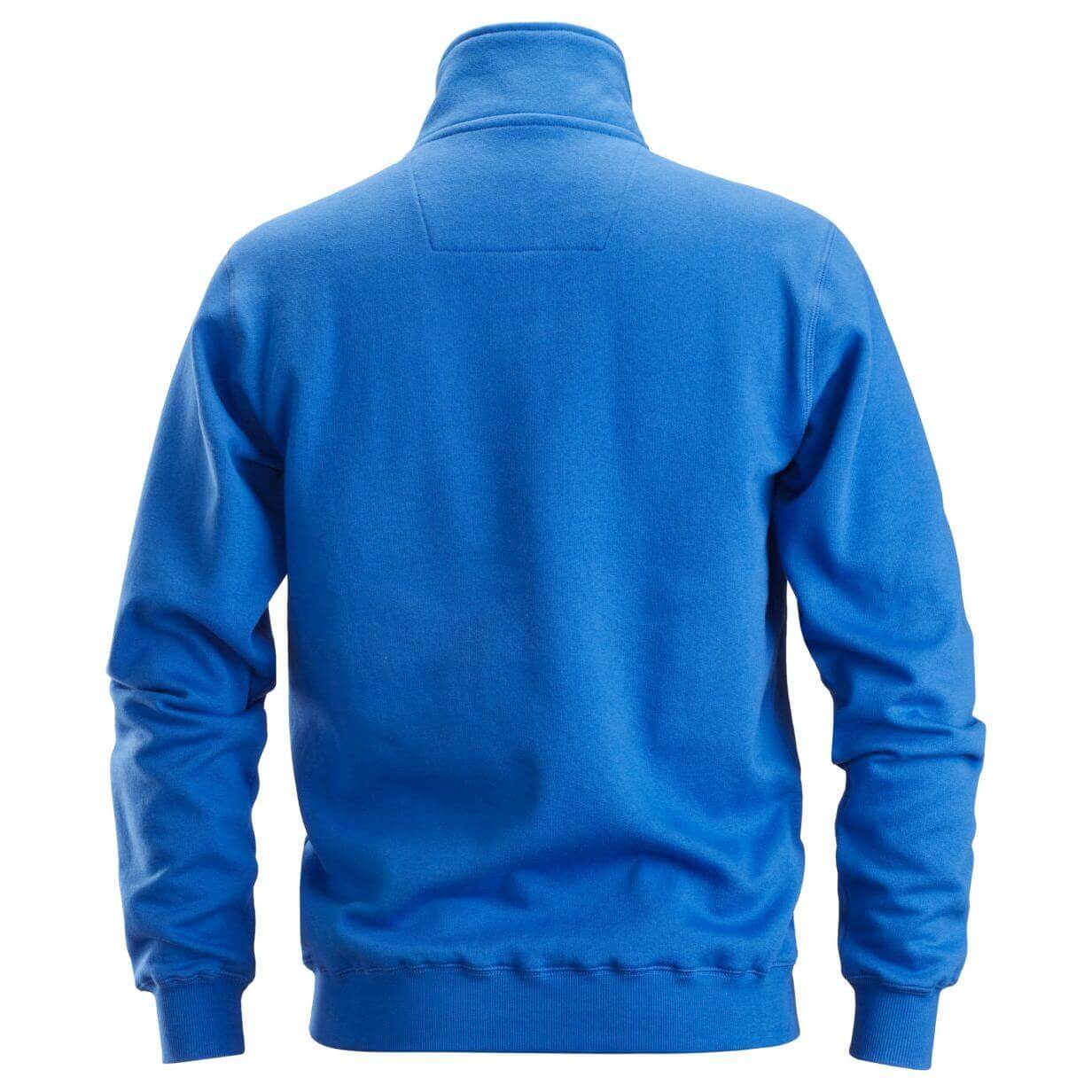 Snickers 2818 Half Zip Sweatshirt True Blue back #colour_true-blue