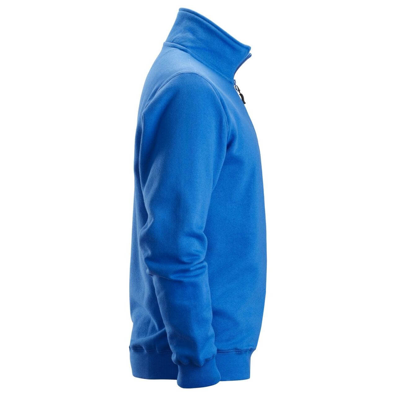 Snickers 2818 Half Zip Sweatshirt True Blue right #colour_true-blue