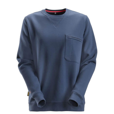 Snickers 2867 ProtecWork Womens Sweatshirt Navy Main #colour_navy